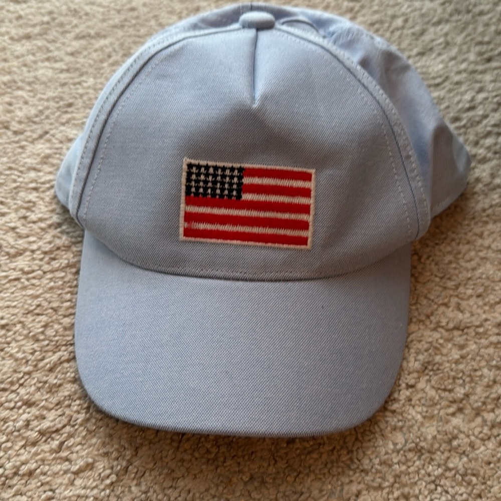 Janie and Jack American flag hat